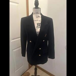 Charter Club navy wool blazer/sz8